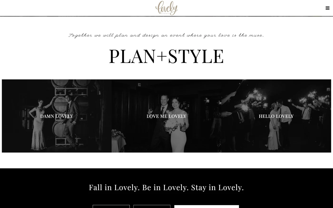 Captura 1 de Sitio para wedding planner