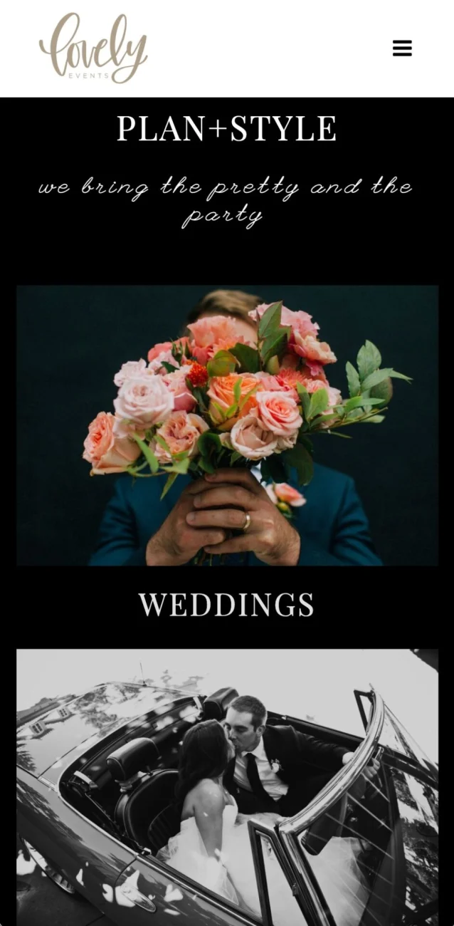 Captura 2 de Sitio para wedding planner