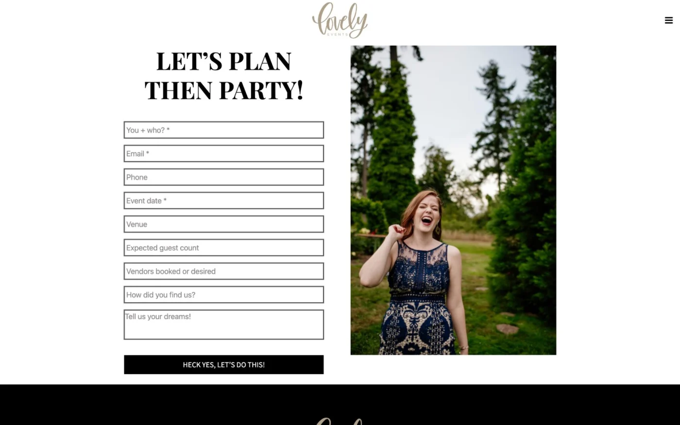 Captura 5 de Sitio para wedding planner