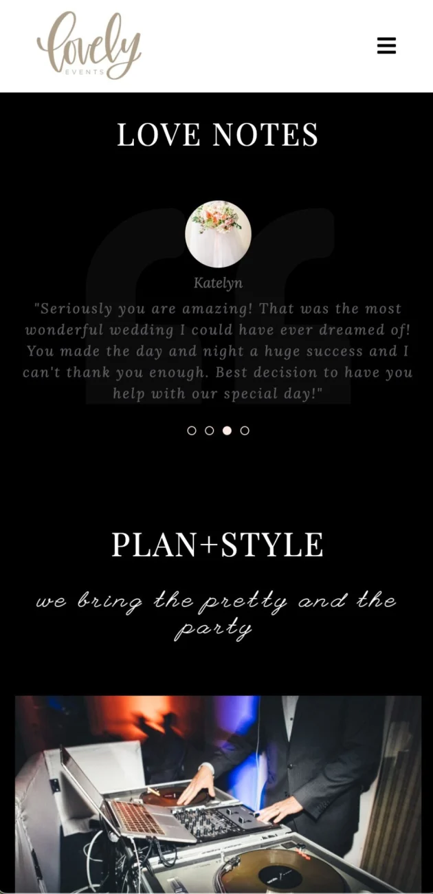 Captura 6 de Sitio para wedding planner