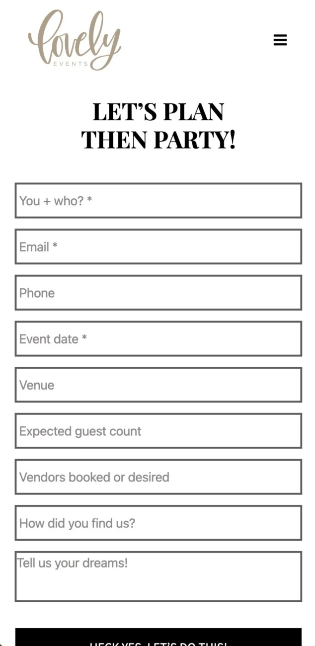 Captura 8 de Sitio para wedding planner