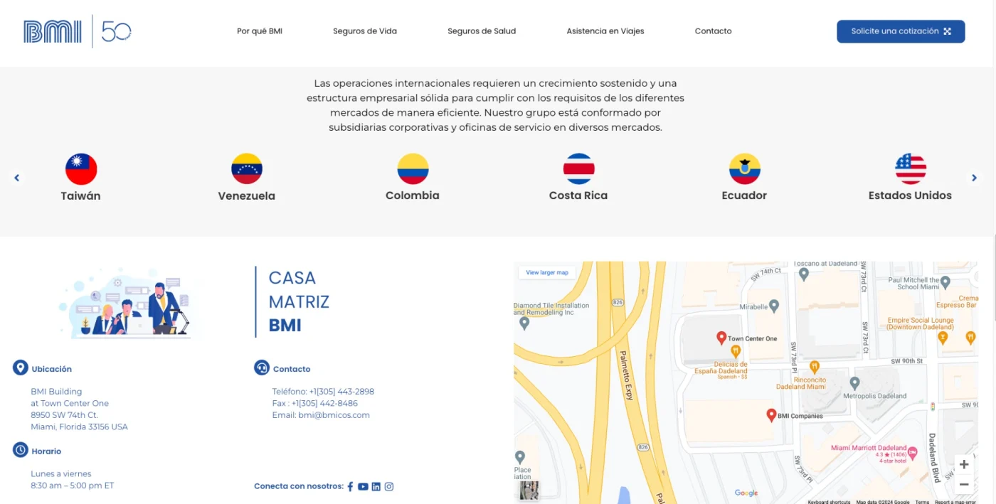 Captura 5 de Plataforma de seguros multipaís