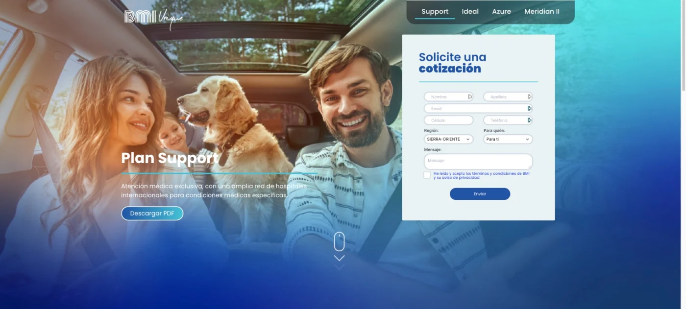 Captura 7 de Plataforma de seguros multipaís