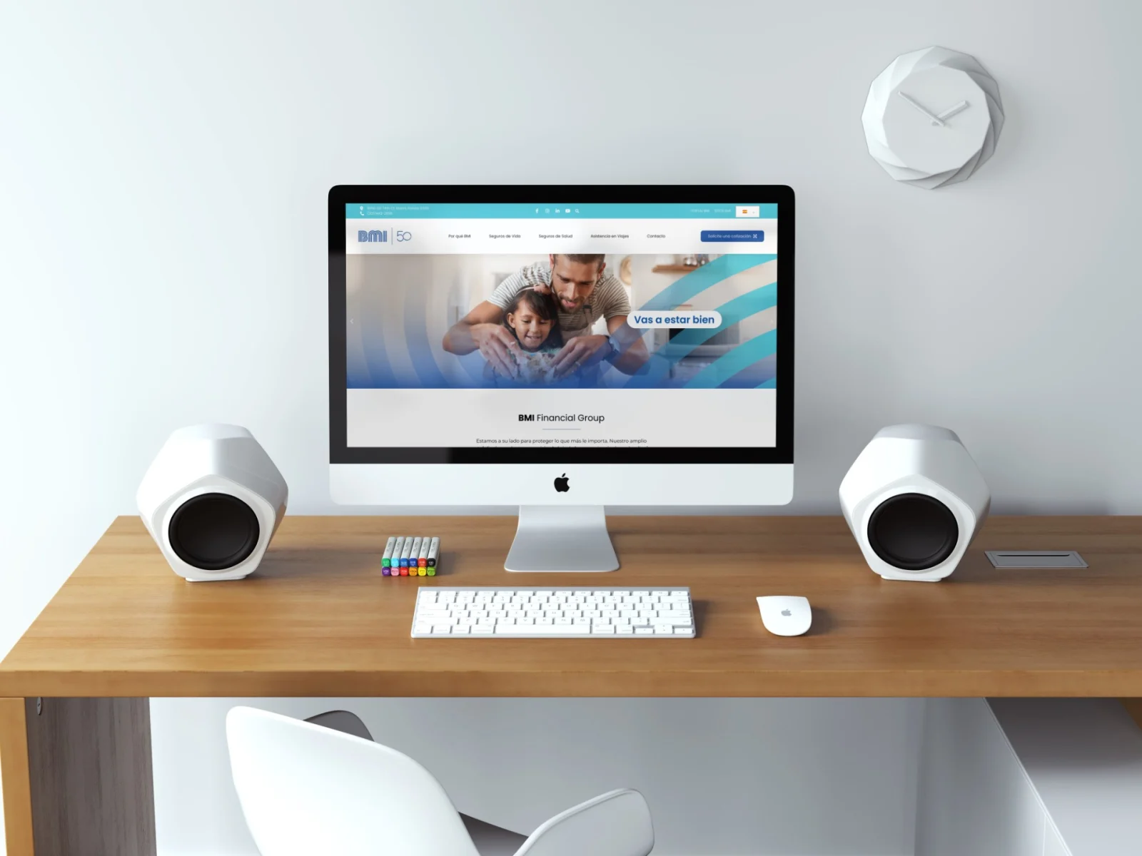 Plataforma de seguros en una computadora de escritorio